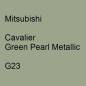 Preview: Mitsubishi, Cavalier Green Pearl Metallic, G23.